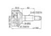 CV Joint Kit:DW-J200A47