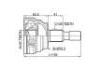 CV Joint Kit:ME-164S